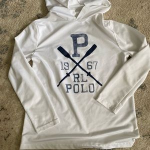 Ralph Lauren polo long sleeve hoodie, medium